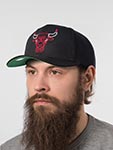 Бейсболка MITCHELL NESS арт. HP9576-CBUBLCK Chicago Bulls NBA (черный)